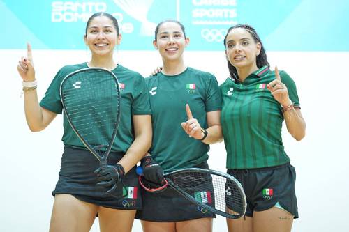 Confirma México su dominio en raquetbol Confirma México su dominio en raquetbol