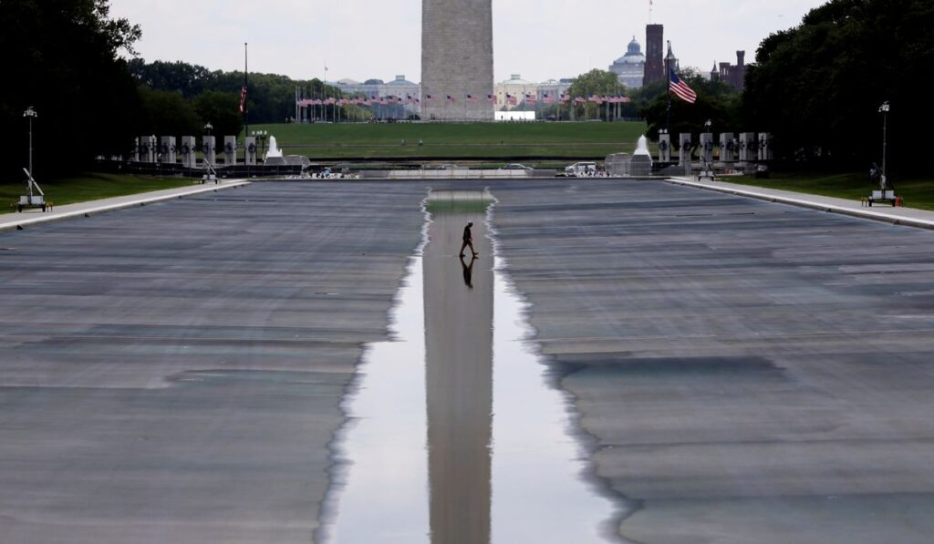 DOJ drops felony case against Olympian for Reflecting Pool damage DOJ drops felony case against Olympian for Reflecting Pool damage