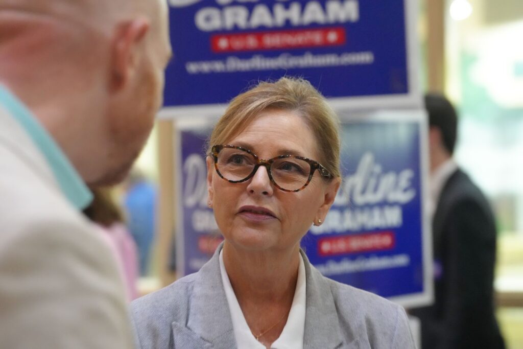 Darline Graham promotes Trump's agenda in her political debut ahead of special Senate primary Darline Graham promotes Trump's agenda in her political debut ahead of special Senate primary