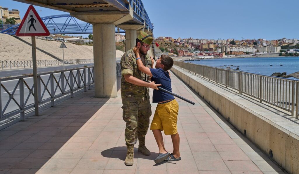 Hundreds of migrant children are stranded in Spain’s Ceuta after mass crossing Hundreds of migrant children are stranded in Spain’s Ceuta after mass crossing