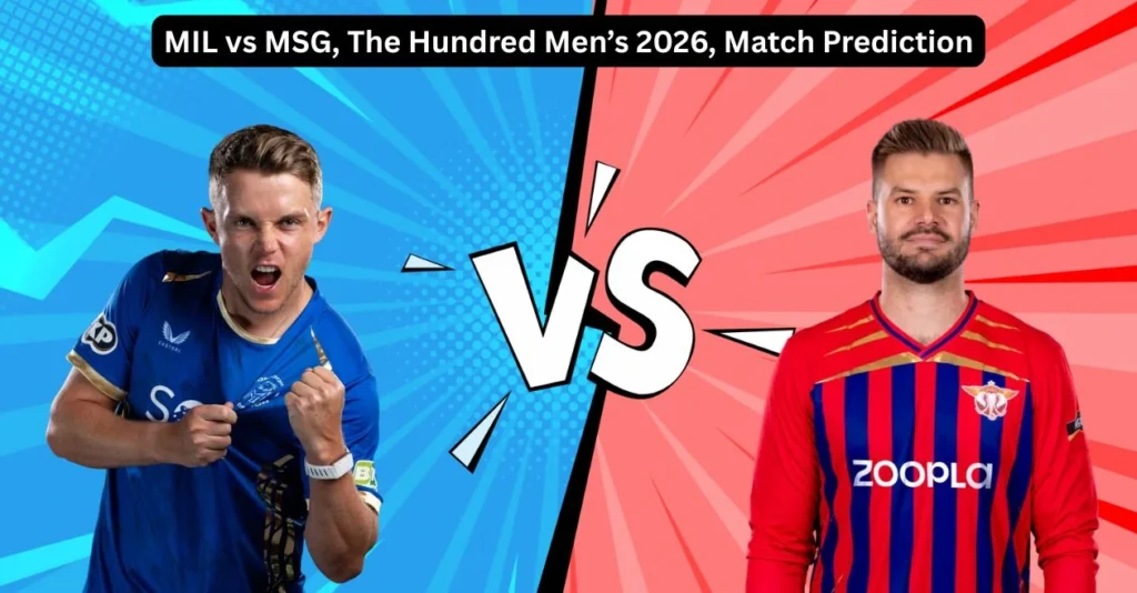 MIL vs MSG, The Hundred Men’s 2026, Match Prediction: Who will win today’s game between MI London and Manchester Super Giants? MIL vs MSG, The Hundred Men’s 2026, Match Prediction: Who will win today’s game between MI London and Manchester Super Giants?