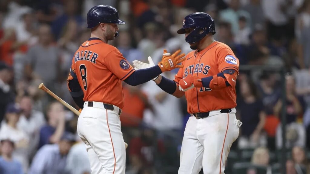 MLB roundup: Astros back atop AL West with rout of rival Rangers MLB roundup: Astros back atop AL West with rout of rival Rangers