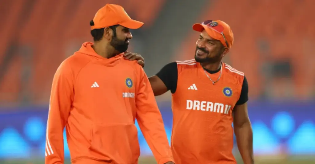 Rohit Sharma shares heartfelt message on social media after T Dilip’s departure from Team India Rohit Sharma shares heartfelt message on social media after T Dilip’s departure from Team India