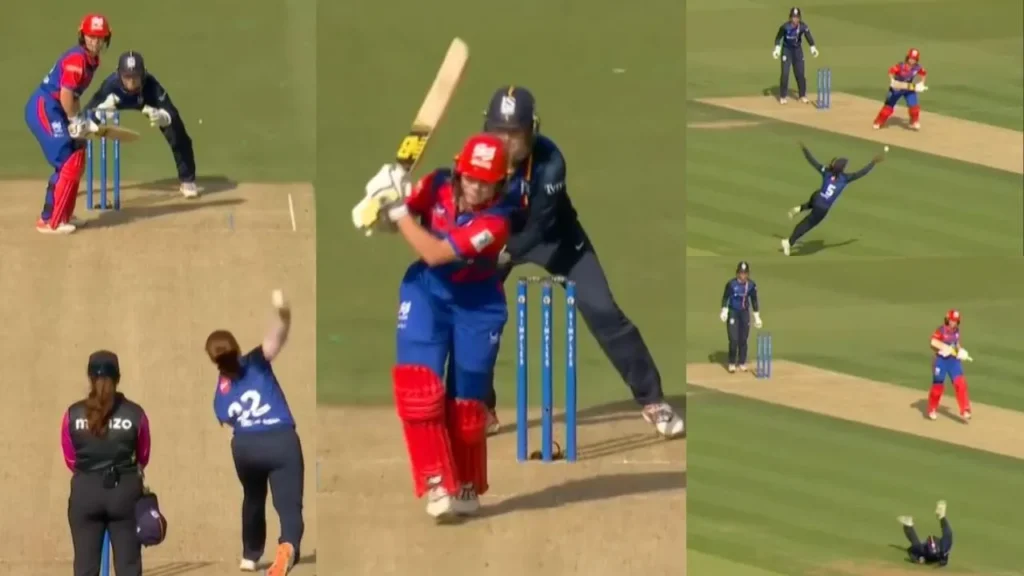 WATCH: Deandra Dottin takes a gravity-defying catch to dismiss Sophie Molineux as SB-W cruise past LS-W in The Hundred Women’s 2026 WATCH: Deandra Dottin takes a gravity-defying catch to dismiss Sophie Molineux as SB-W cruise past LS-W in The Hundred Women’s 2026